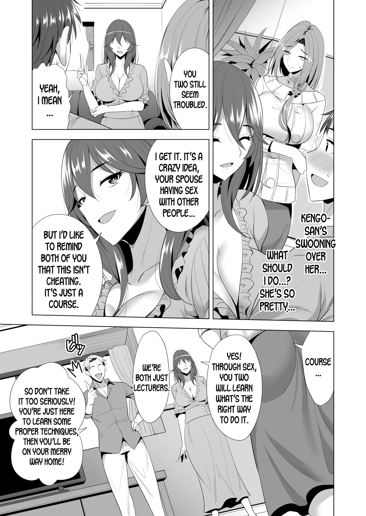 Hentai Manga Comic-Swapping Training-Read-14